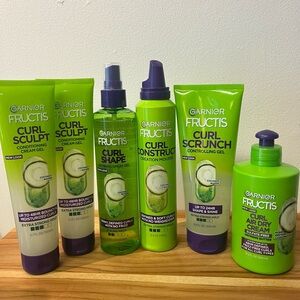 New! GARNIER FRUCTIS Bundle of Curl Products